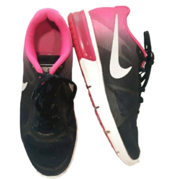 Nike Shoes - Nike Air Max Sequent Running Shoes - Black / Hot Pink Size 7.5